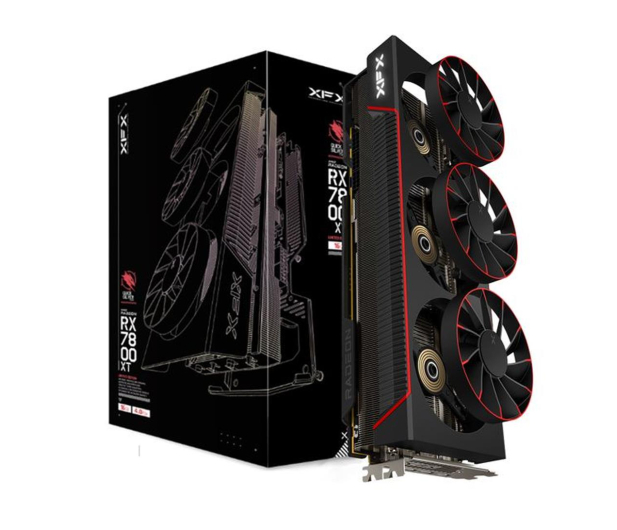 XFX Radeon RX 7800 XT Quicksilver Magnetic Air Gaming 16GB GDDR6